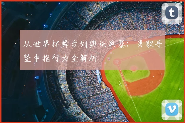 从世界杯舞台到舆论风暴:男歌手竖中指行为全解析