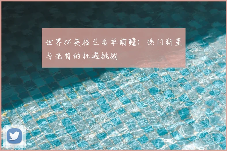 世界杯英格兰名单前瞻：热门新星与老将的机遇挑战