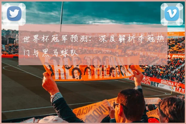 世界杯冠军预测：深度解析夺冠热门与黑马球队